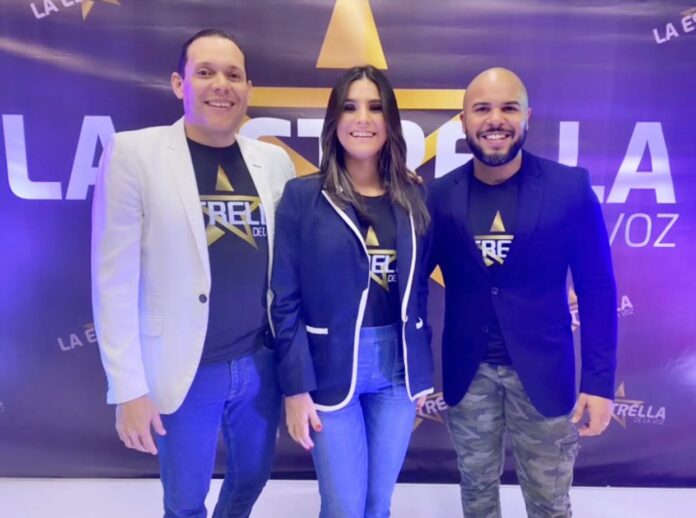 Oliver Peña, Jennyfer Ruiz y Ariel Puntiel