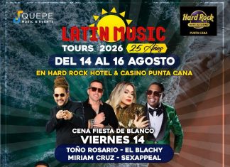 “Latin Music Tours” celebrará en grande su 25 aniversario en Hard Rock Hotel & Casino de Punta Cana