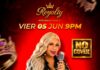 Arrancan los “Viernes Bailables” en Royalty Kitchen & Lounge con Chabelly La Artista