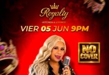 Arrancan los “Viernes Bailables” en Royalty Kitchen & Lounge con Chabelly La Artista