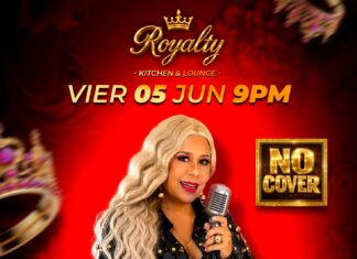 Arrancan los “Viernes Bailables” en Royalty Kitchen & Lounge con Chabelly La Artista